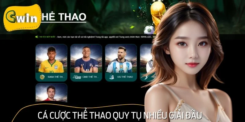 Bet thủ đến đây sẽ được đặt cược thể thao với tỷ lệ kèo thay đổi linh hoạt