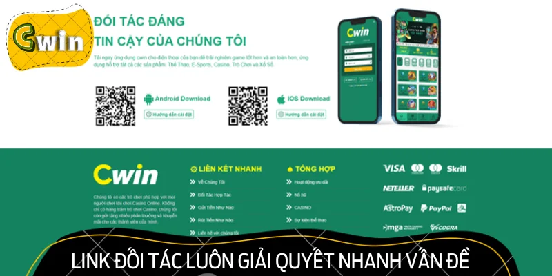 Link đối tác luôn giải quyết nhanh vấn đề