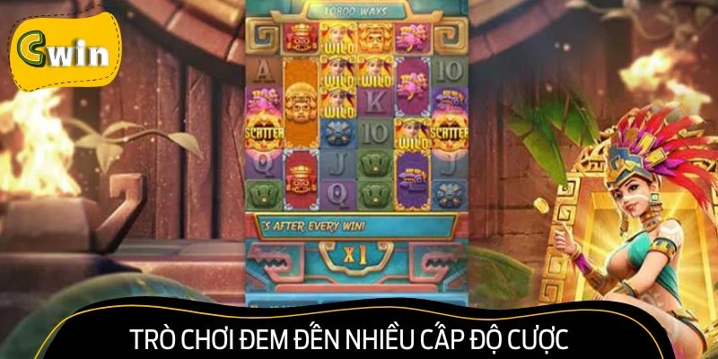 Trò chơi đem đến nhiều cấp độ cược khác nhau